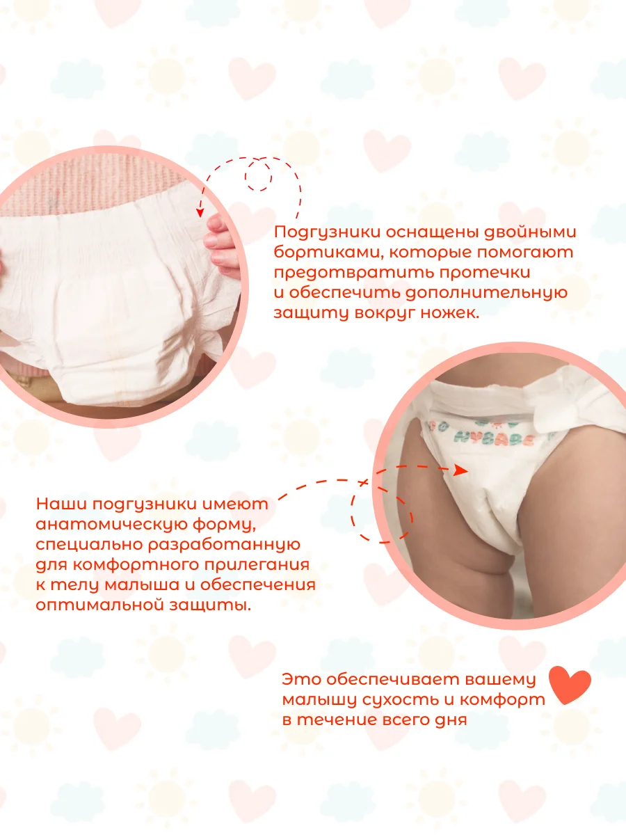 Подгузники Nybabe Ultra Comfort размер NB (0 - 4 кг) 80 шт
