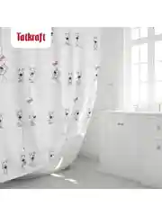 Штора для ванной Funny Dogs Тканевая, 180х180 см