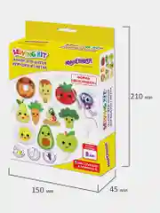 Набор для шитья игрушки Юнландия "Вкусняшки", кукла из фетра, 10 игрушек - 1 комплект