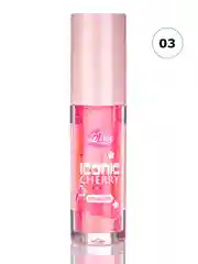 Розовый масло для губ с блестками "ICONIC CHERRY"