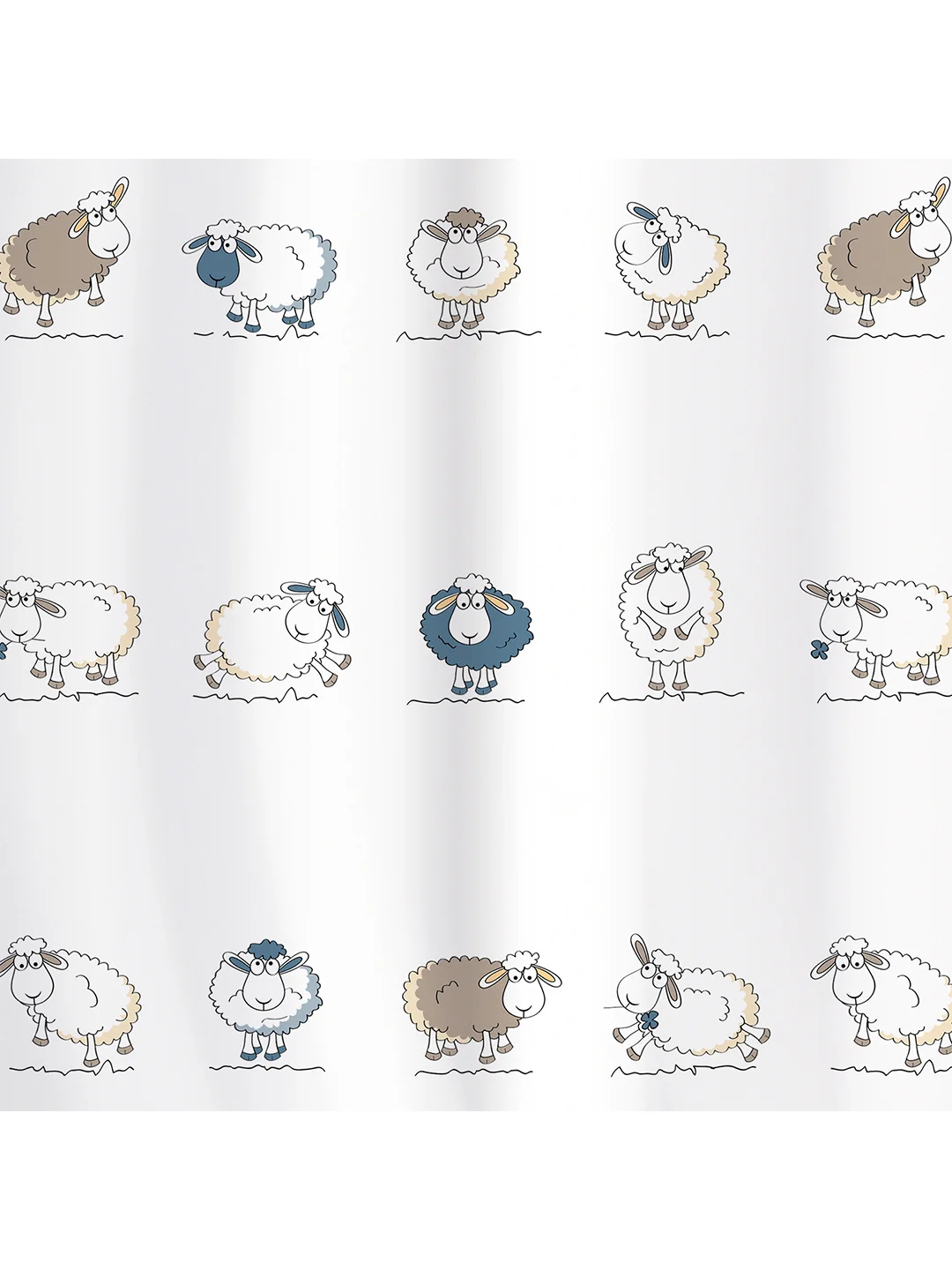 Штора для ванной комнаты FUNNY SHEEP