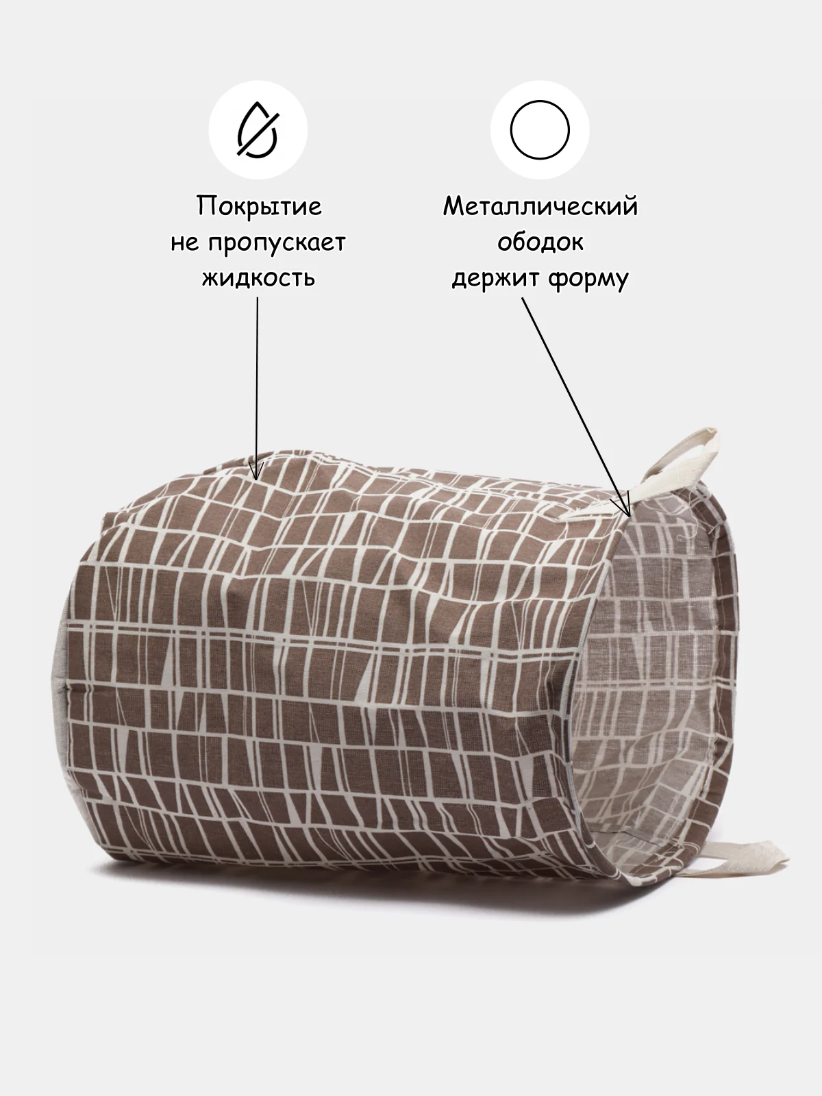 Карамельный корзина для белья, ящик для игрушек складной водонепроницаемый