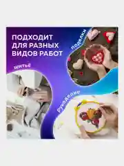 Набор швейных ниток для шитья вручную и на машинках, 30 цветов по 200 м, 40 ЛШ, в боксе