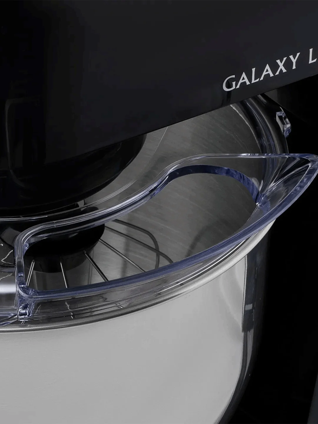 Миксер планетарный GALAXY LINE GL 2236, черный, 3 сменные насадки, 1600 Вт