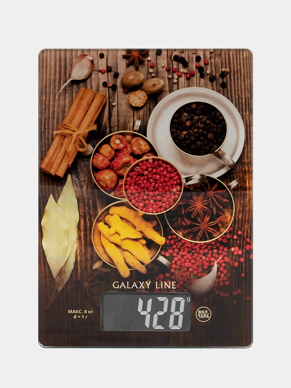 Весы кухонные электронные GALAXY LINE GL 2821, 8 кг