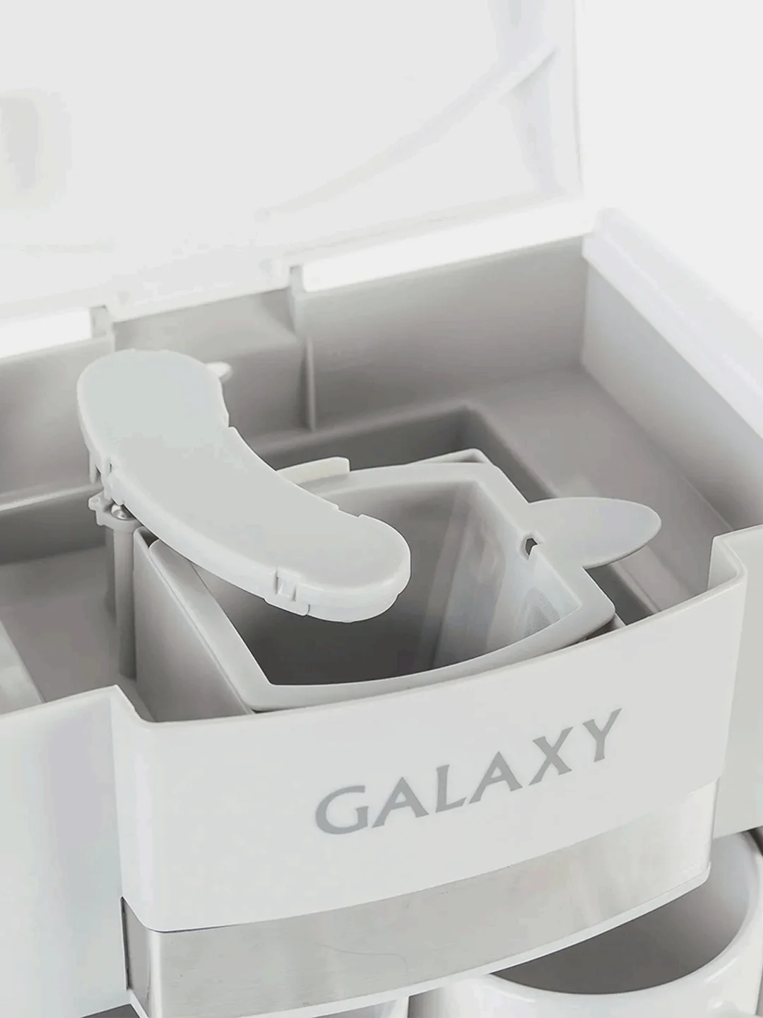 Кофеварка капельная GALAXY LINE GL 0708, белая, 750 Вт