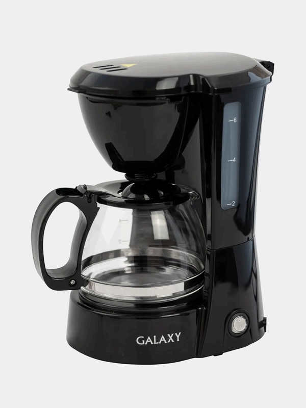 Кофеварка электрическая GALAXY LINE GL 0700, черная, 750 мл, 700 Вт