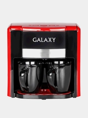 Кофеварка электрическая GALAXY LINE GL 0708, красная, 750 Вт