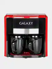 Кофеварка электрическая GALAXY LINE GL 0708, красная, 750 Вт