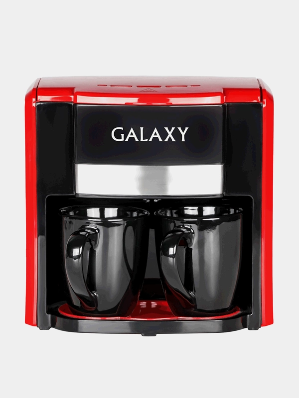 Кофеварка электрическая GALAXY LINE GL 0708, красная, 750 Вт