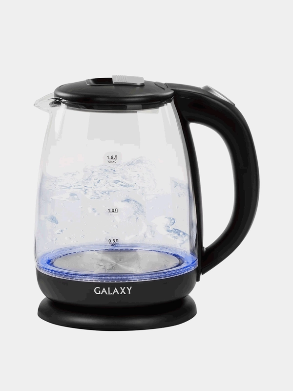 Чайник электрический GALAXY LINE GL 0554, черный, 1,8 л, 200 Вт