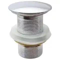 Хром выпуск - донный клапан для умывальника 1.1/4", клик-клак без перелива