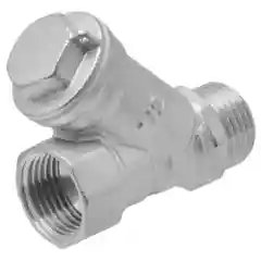 Серебряный фильтр косой грубой очистки воды 1/2" в/н