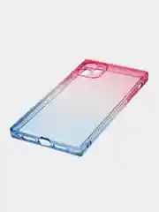 Голубой чехол для Apple iPhone 11 силиконовый КАРТОФАН прозрачный прямоугольный с защитой камер