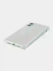 Разноцветный чехол для Apple iPhone 11 силиконовый КАРТОФАН прозрачный прямоугольный с защитой камер