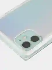 Разноцветный чехол для Apple iPhone 11 силиконовый КАРТОФАН прозрачный прямоугольный с защитой камер