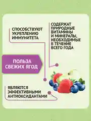 Пюре фруктовое Heinz, яблоко, клубника, черника, с 6 месяцев, 12 штук по 90 г