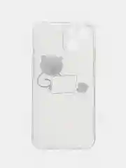 Медный apple iPhone 15, Айфон 15 чехол матовый с обьемный с принтом для iPhone 15