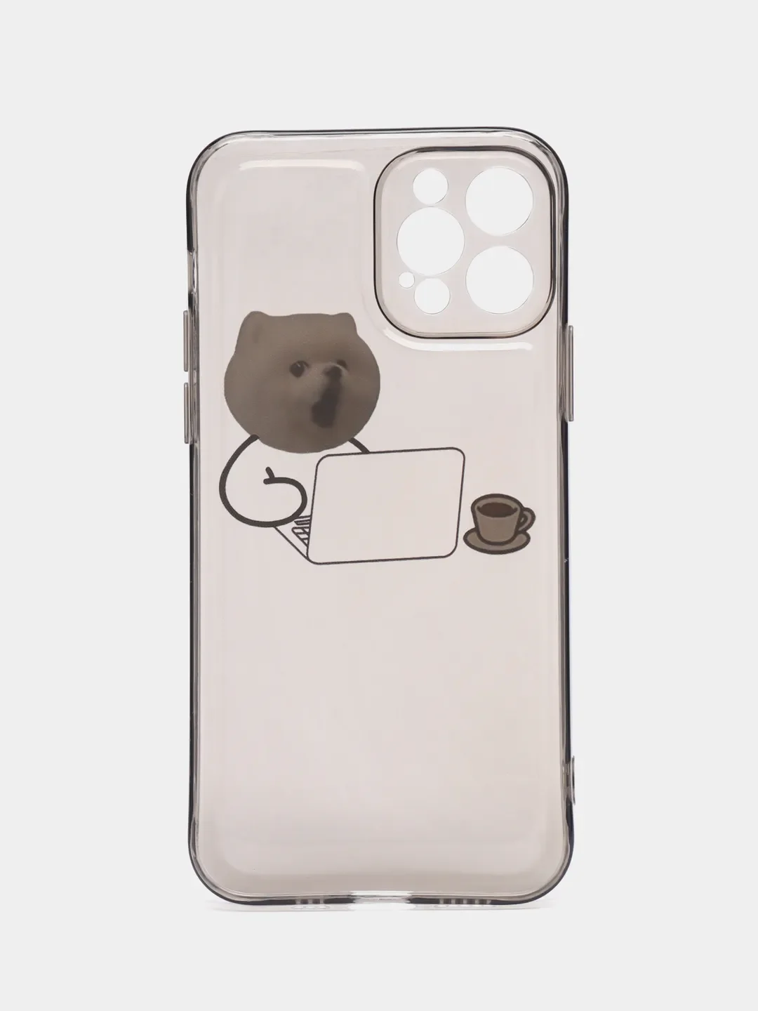 Мятный apple iPhone 15, Айфон 15 чехол матовый с обьемный с принтом для iPhone 15