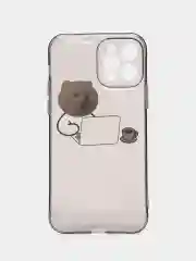 Мятный apple iPhone 15, Айфон 15 чехол матовый с обьемный с принтом для iPhone 15