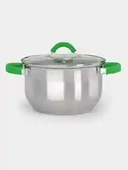 Набор кастрюль из нержавеющей стали с ковшиком 3,9л, 2,9л, 1,7л AQRA