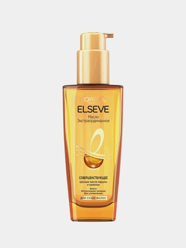 Масло для волос LOreal Paris Elseve, экстраординарное, для сухих волос, 100 мл