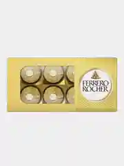 Конфеты Ferrero Rocher хрустящие из шоколада с начинкой из крема и лесного ореха, 75 г