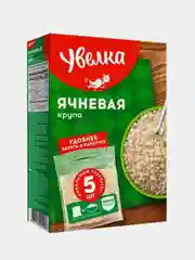 Крупа ячневая Увелка, в пакетиках для варки, 5 штук по 80г