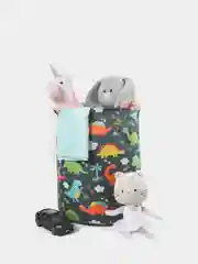 Синий меланж корзина/органайзер для хранения игрушек и вещей большая (складная и водонепроницаемая)