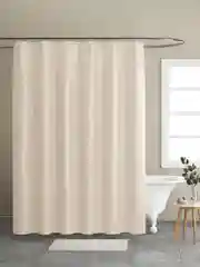 Шторка для ванной DeNASTIA "Diamond" 200x180см, ПЭ с водоотталкивающей пропиткой, бежевая