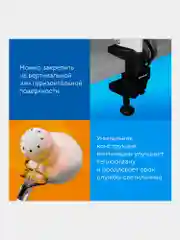 Лампа настольная Daswerk, 238323, светильник на рабочий стол с лампочкой Е27 на струбцине