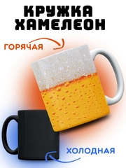 Кружка-хамелеон в подарок "Пиво"