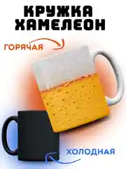 Кружка-хамелеон в подарок "Пиво"