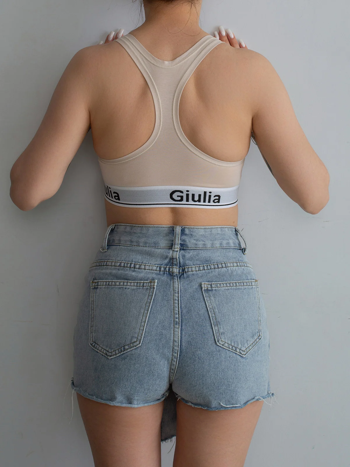 Бежевый топ Giulia Cotton Bra 01