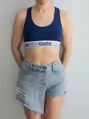 Темно-синий топ Giulia Cotton Bra 01