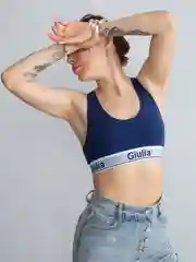 Темно-синий топ Giulia Cotton Bra 01