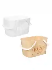 Корзина с ручками для бытовой химии, 31,5х23х20 см, 2 цвета