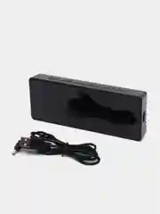 Зеленый часы настольные электронные DS-3806L с будильником, термометром
