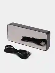 Зеленый часы настольные электронные DS-3821L с будильником, термометром