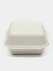 Белый коробка под бенто-торт со свечкой, ложкой, бумагой, открыткой, наклейкой и лентой