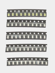 Набор SMD светодиодов 1206 (5х10=50шт)