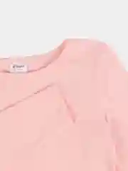 Розовый топ с длинным рукавом