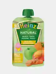 Пюре Heinz, фруктово-овощное, яблоко, тыква, морковь, манго, с 6 месяцев, 12 штук по 90 г