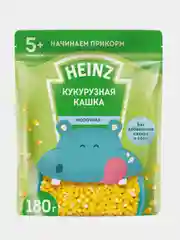 Каша Heinz Кукурузная, сухая, молочная с 5 месяцев, 180 г