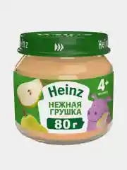Пюре Heinz "Нежная грушка", фруктовое, с 4 месяцев, 80г, 12 штук