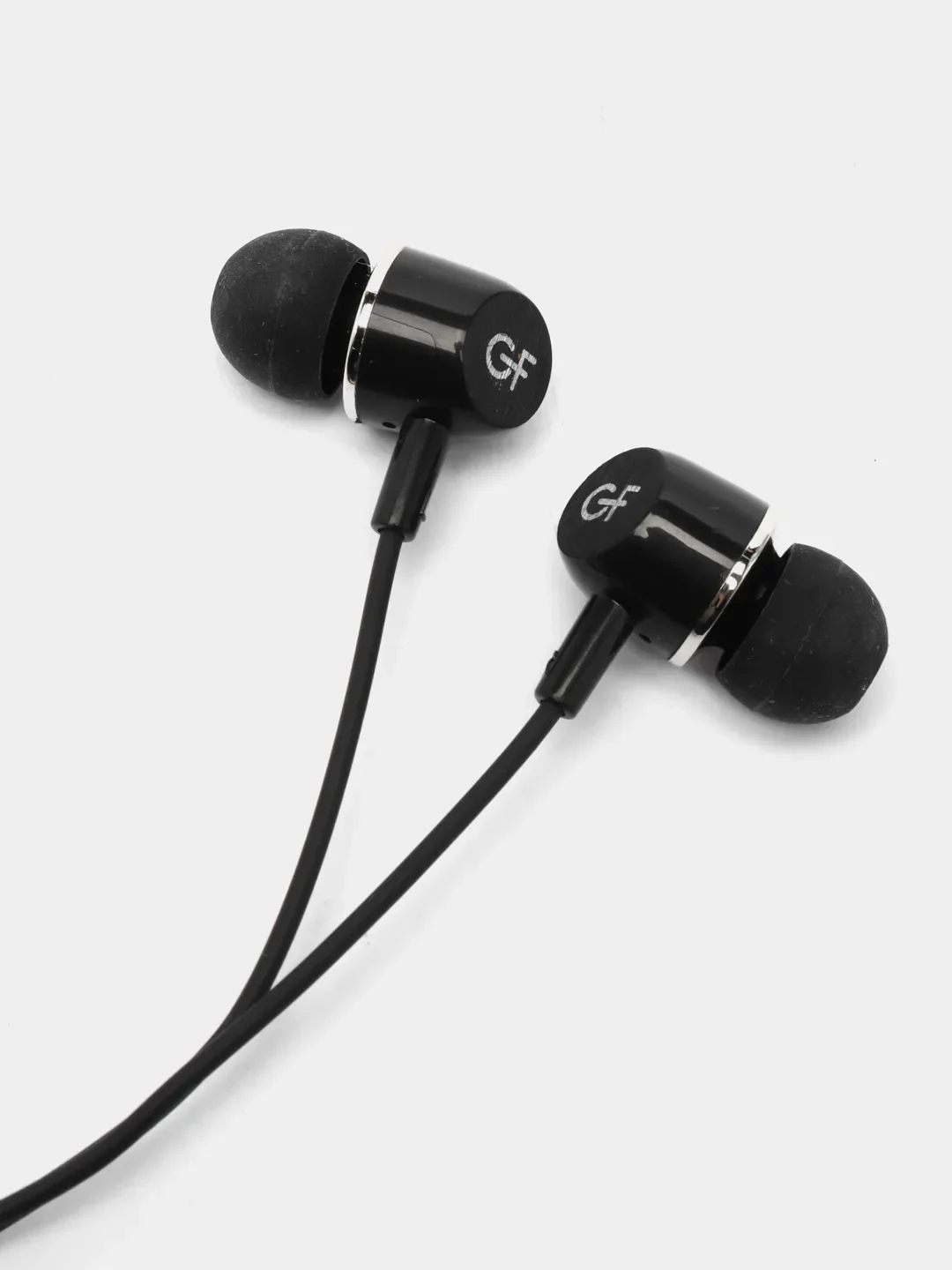 Черный наушники проводные с микрофоном GFPower M12