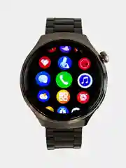 Тёмно-серый смарт часы Smart Watch X one, мужские, женские с влагозащитой, 47 мм, "Оникс"