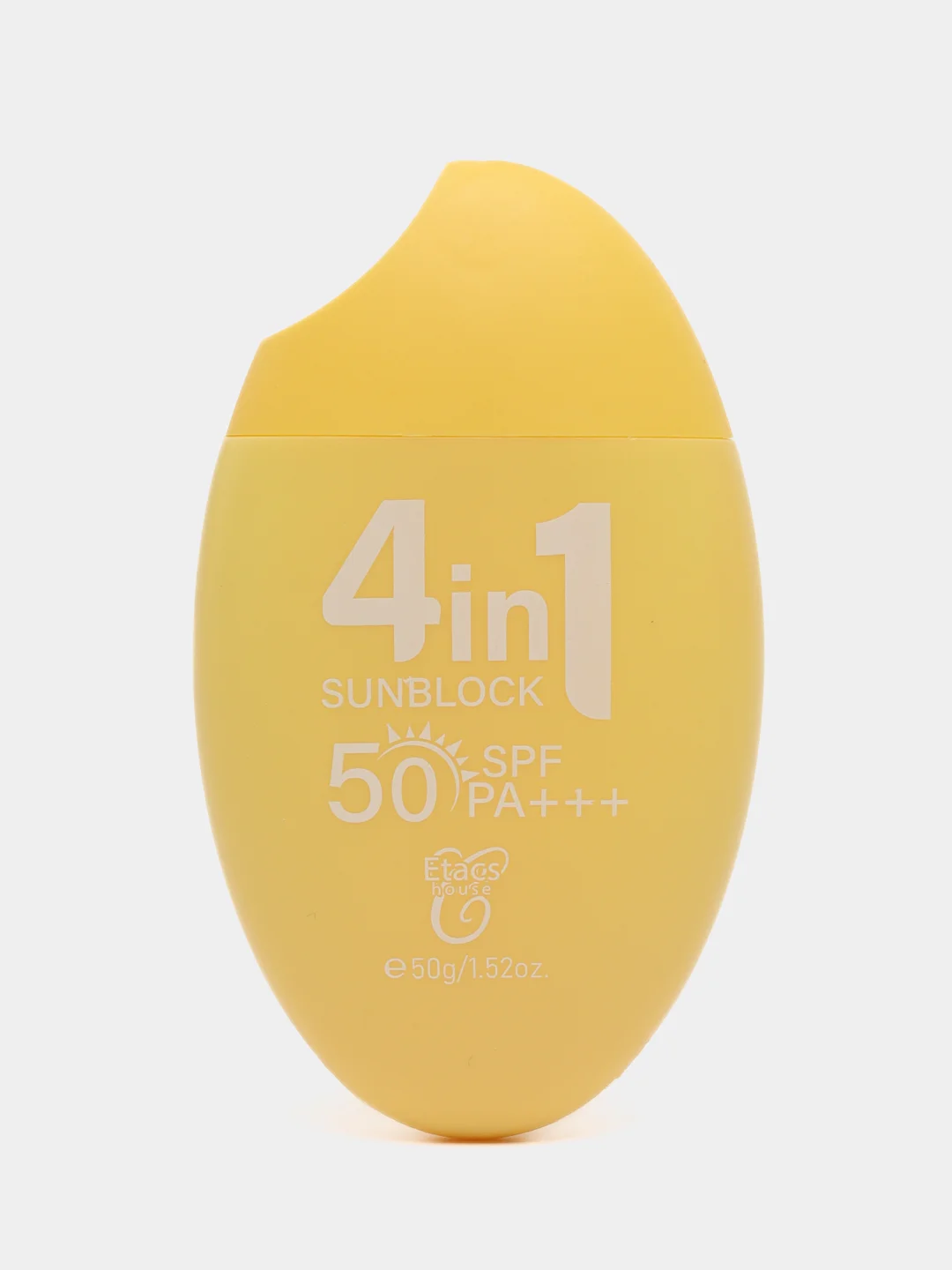 Желтый солнцезащитный крем для лица и тела, увлажняющий, 50 SPF