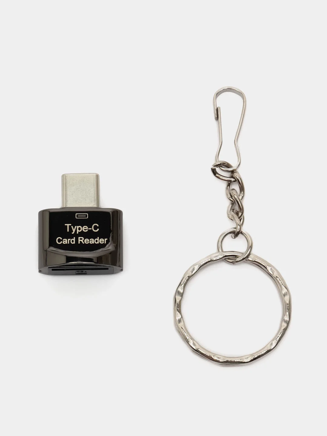 Черный картридер Type C- micro SD, переходник для карты памяти