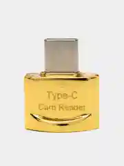 Золотой картридер Type C- micro SD, переходник для карты памяти